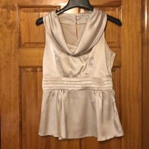 Cream banana republic blouse